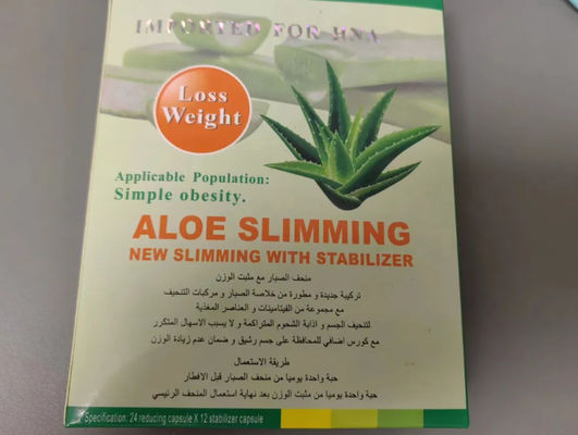 OEM Aloe Herbal Weight Loss Capsule 400mg*24 Capsules