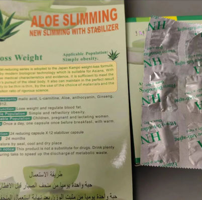 OEM Aloe Herbal Weight Loss Capsule 400mg*24 Capsules